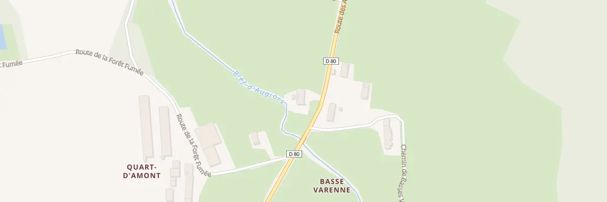 Plan du 2307 Rte des Allys à Saint-Jean-sur-Reyssouze