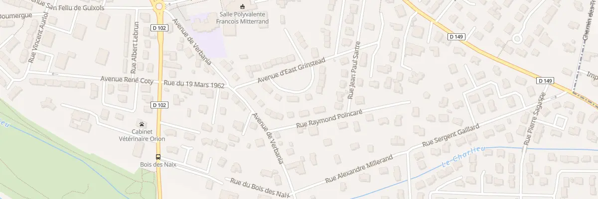 Plan du 10 Av d’East Grinstead à Bourg-de-Péage