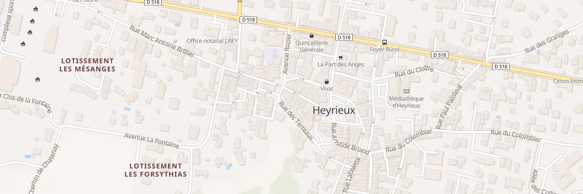 Plan du 13 Rue Marc - Antoine Brillier à Heyrieux