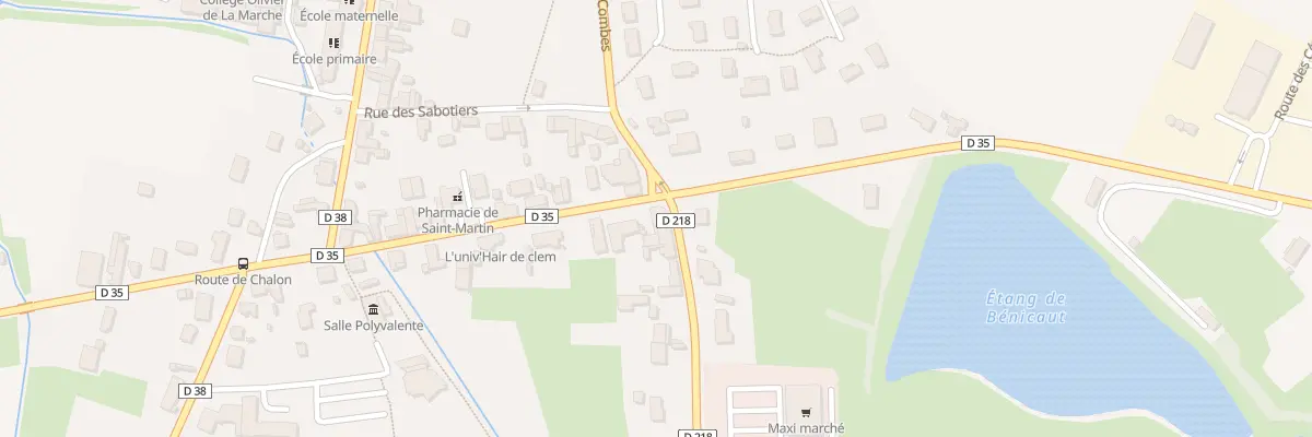Plan du 34 Rue de la République à Saint-Martin-en-Bresse