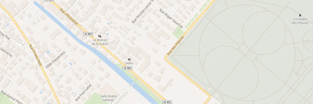 Plan du 88 Rue des Péjoces à Dijon