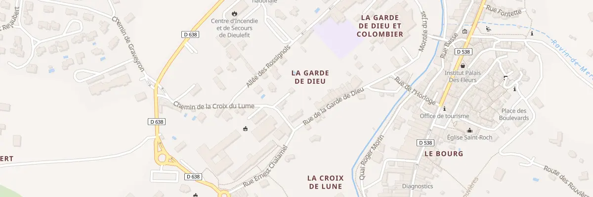 Plan du 2B Che de la Croix du Lune à Dieulefit
