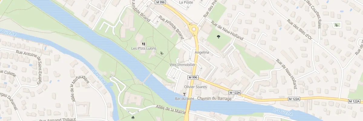 Plan du 8 Rue Aristide Briand à Longvic