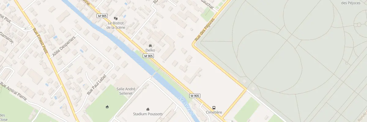 Plan du 92 Rue des Péjoces à Dijon