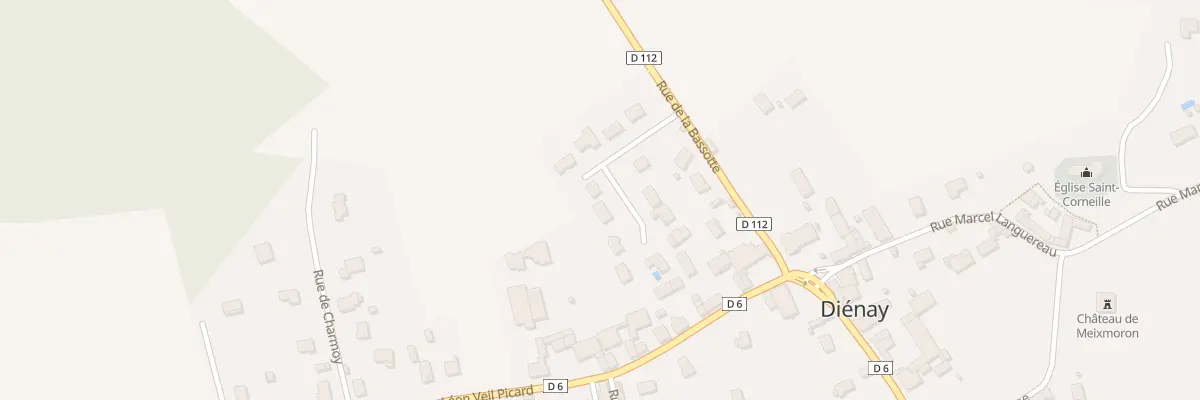 Plan du 2 Imp Les Chenevieres à Diénay