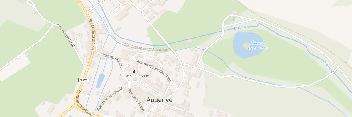 Plan du 5 Cote de l’Abbatiale à Auberive