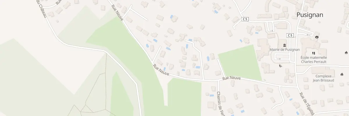 Plan du 69 Rue Neuve à Pusignan