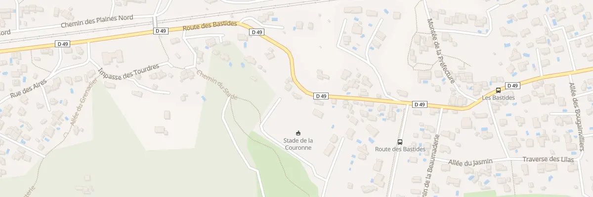 Plan du 9092 Rte des Bastides à Martigues