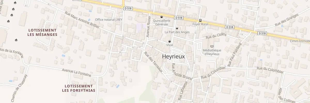 Plan du 9 Rue Marc - Antoine Brillier à Heyrieux