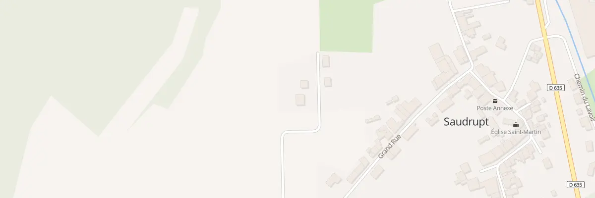 Plan du 1 Che du Haut de Henrionnette à Saudrupt