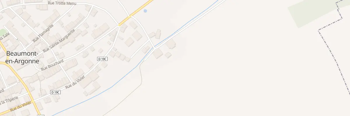 Plan du 5025 Dessous Les Gloriettes à Beaumont-en-Argonne