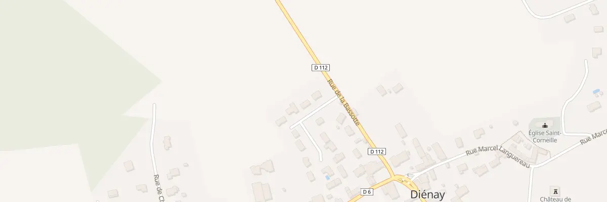 Plan du 4 Rue de la Corvée à Diénay