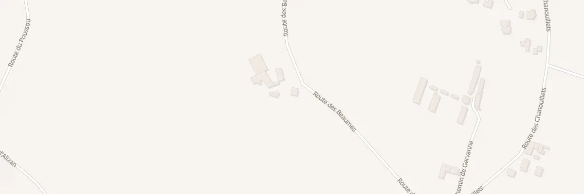 Plan du 355 Rte des Beaumes à Charpey