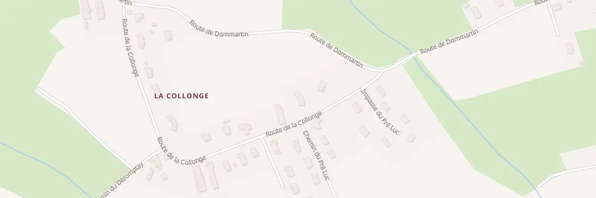 Plan du 168 Rte de Collonge à Marsonnas