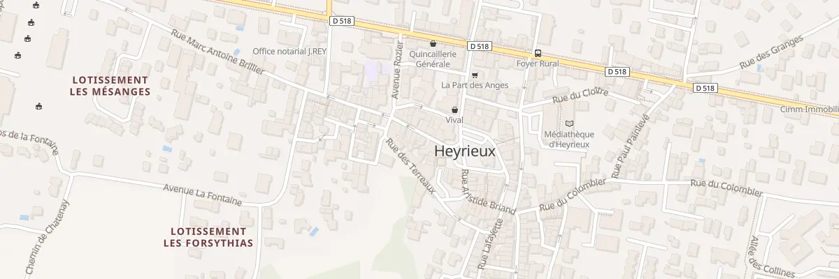 Plan du 7 Rue Marc - Antoine Brillier à Heyrieux