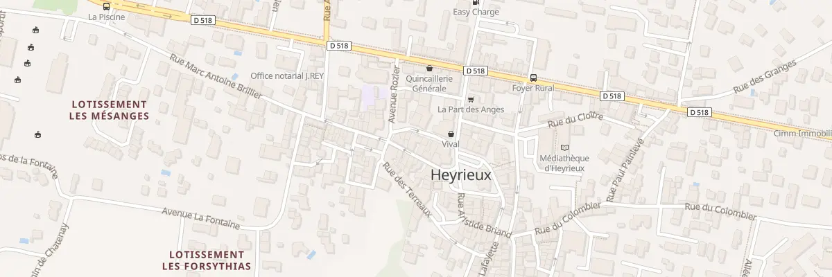 Plan du 7 Rue de la Pomme à Heyrieux