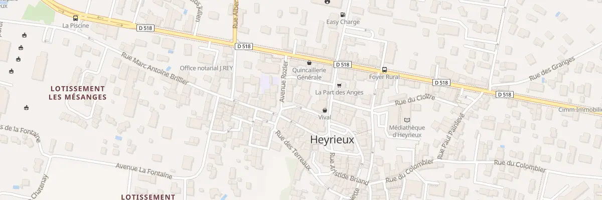 Plan du 8 Rue de la Pomme à Heyrieux