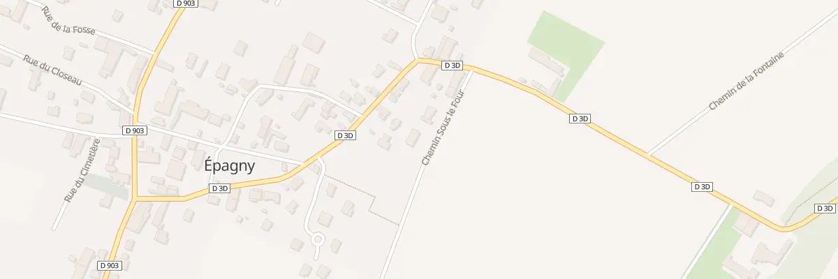 Plan du 4 Che sous le Four à Épagny