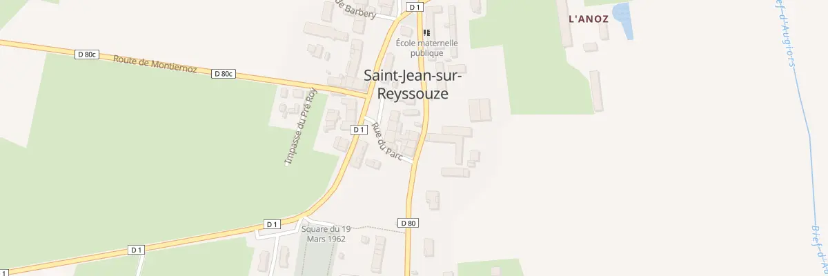 Plan du 158 Rue des Ecoles à Saint-Jean-sur-Reyssouze
