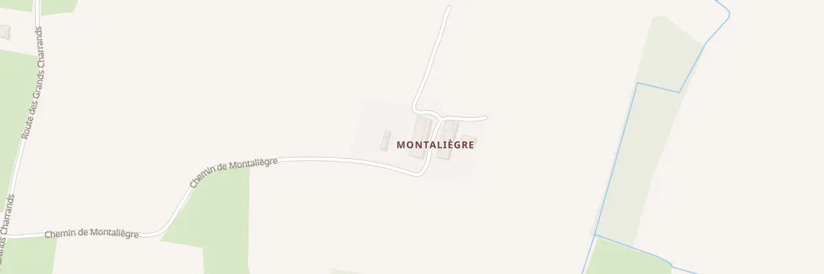 Plan du 541 Che de Montaliegre à Servignat