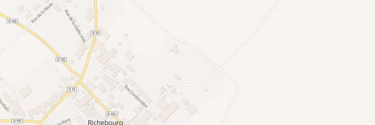 Plan du 7 Rue de la Voie de Chaumont à Richebourg