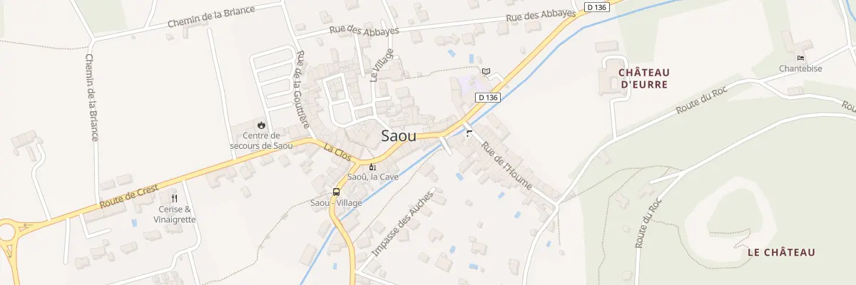 Plan du 5207 Le Village à Saou