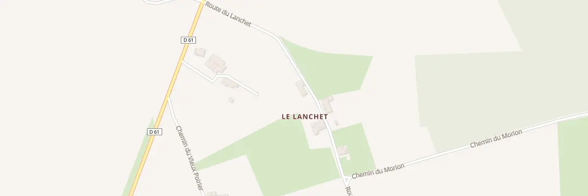 Plan du 236 Rte du Lanchet à Sainte-Croix