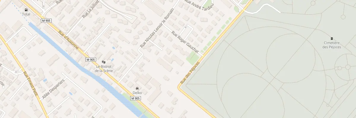 Plan du 84A Rue des Péjoces à Dijon