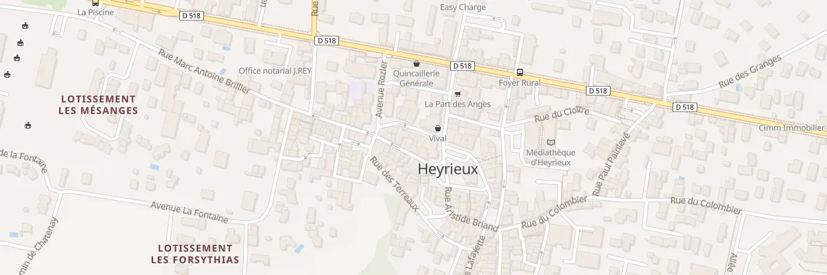 Plan du 3 Rue de la Pomme à Heyrieux