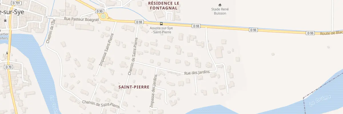 Plan du 16 Rue des Jardins à Aouste-sur-Sye