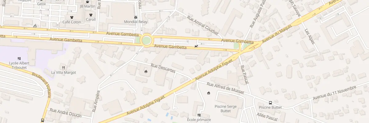 Plan du 13 Av Gambetta à Romans-sur-Isère