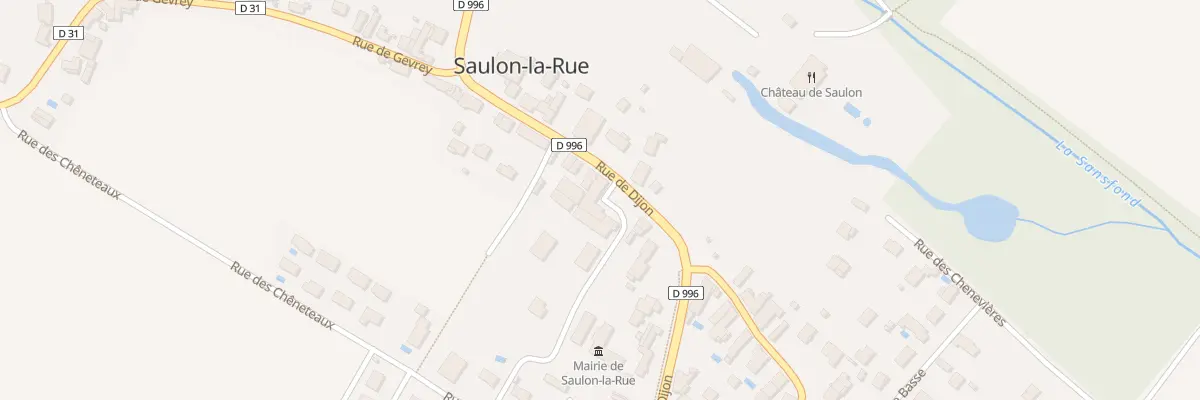Plan du 98 Rue de Dijon à Saulon-la-Rue