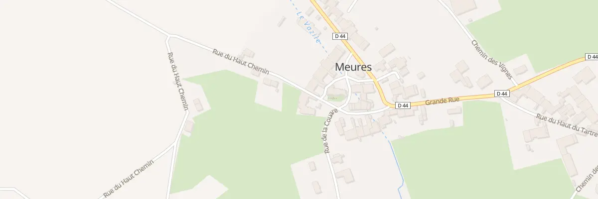 Plan du 1 Pl de l’Eglise à Meures