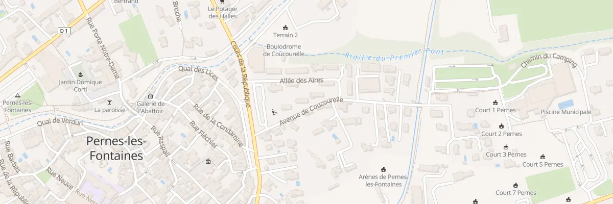 Plan du 93 Av de Coucourelle à Pernes-les-Fontaines