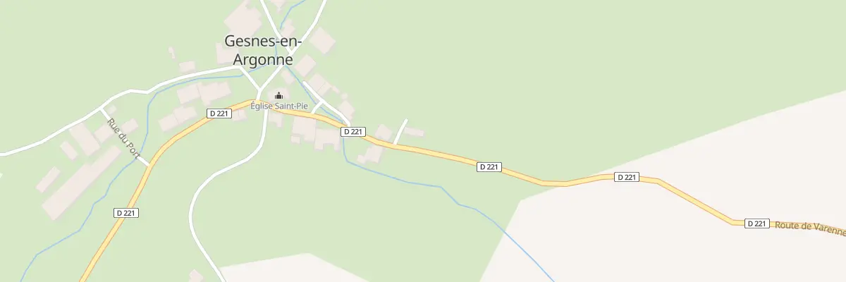 Plan du 7 Rte de Varennes à Gesnes-en-Argonne