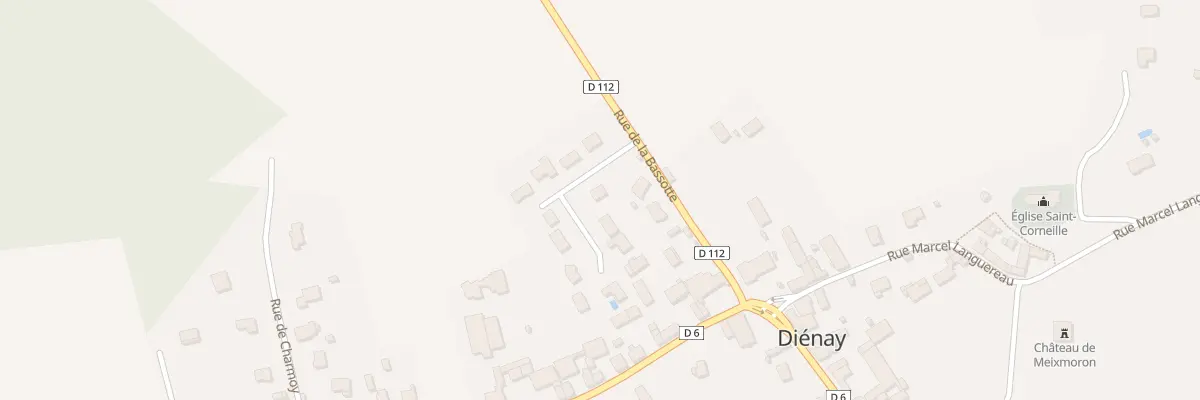 Plan du 1 Rue de la Corvée à Diénay