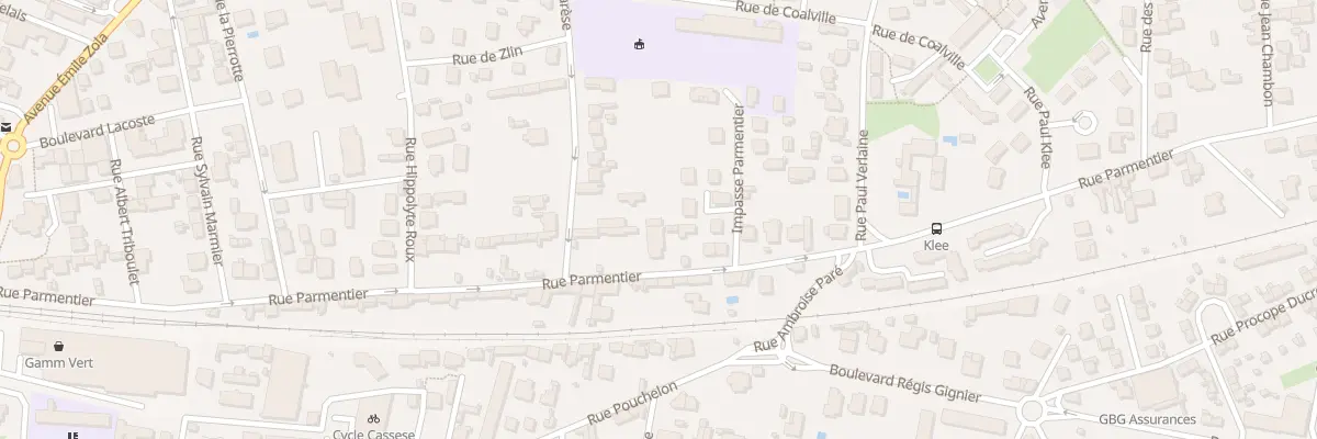 Plan du 61 Rue Parmentier à Romans-sur-Isère