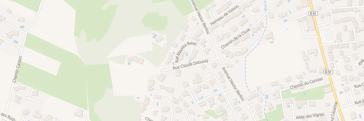 Plan du 6 Rue Maurice Ravel à Vaison-la-Romaine
