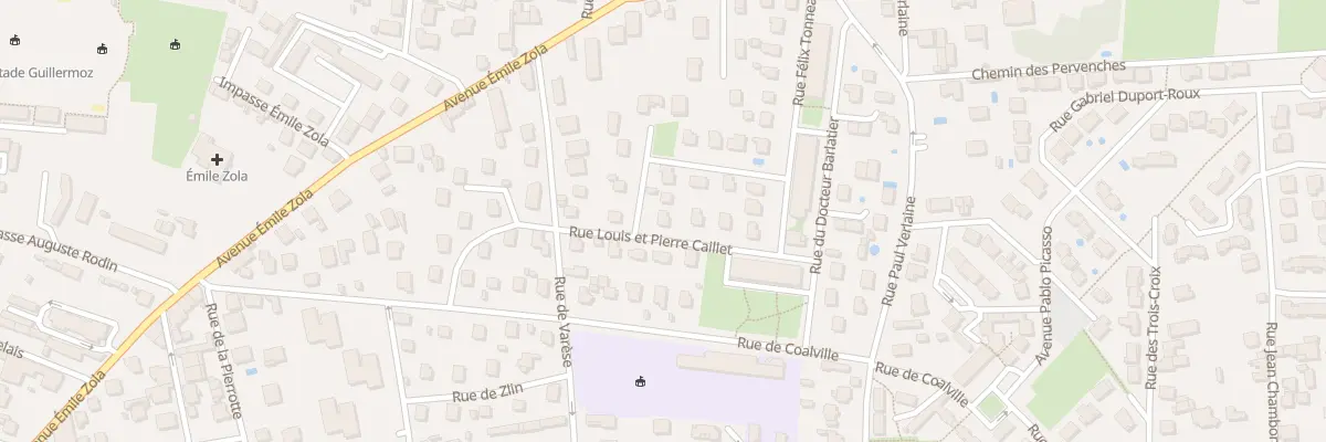 Plan du 10 Rue Louis Et Pierre Caillet à Romans-sur-Isère