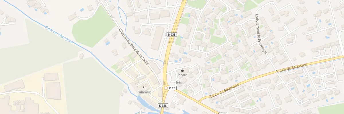 Plan du 184 Rte de Carpentras à L’Isle-sur-la-Sorgue