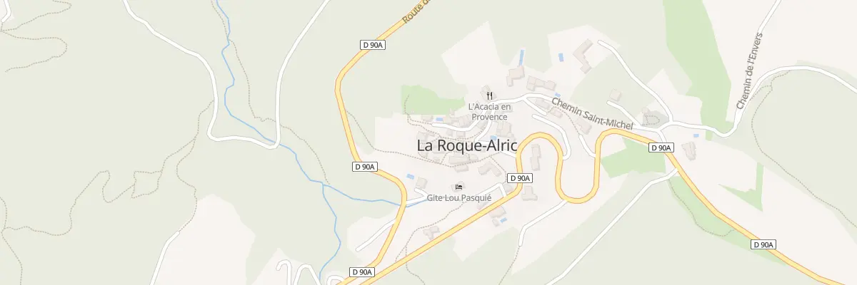 Plan du 5020 Le Bourg à La Roque-Alric