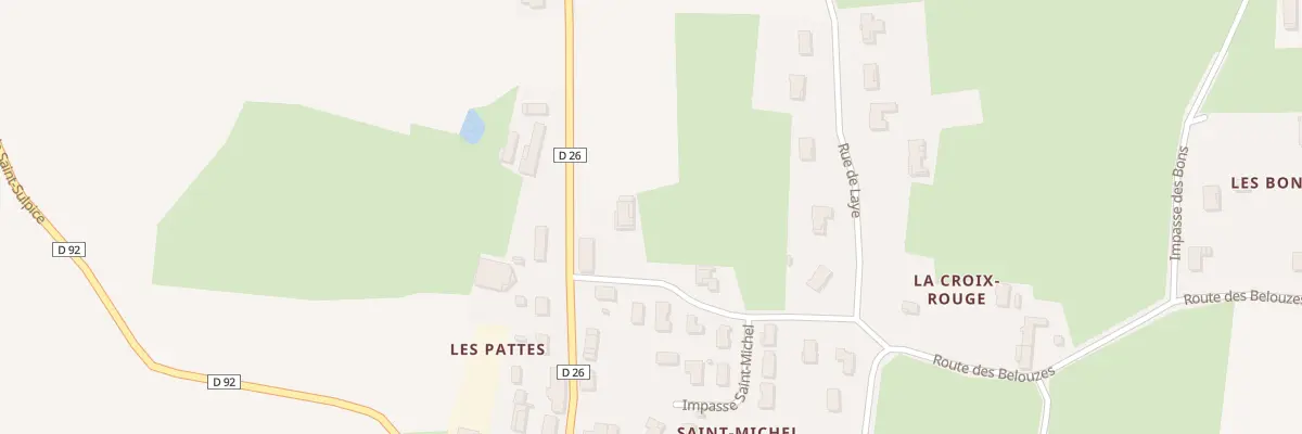 Plan du 268 Rte de Montrevel à Saint-Didier-d’Aussiat