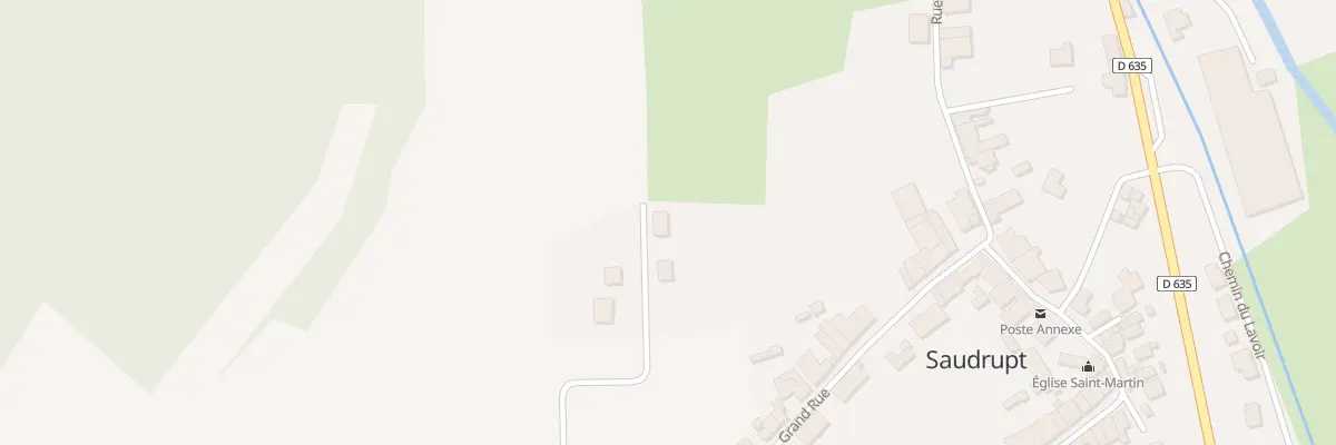 Plan du 2 Che du Haut de Henrionnette à Saudrupt