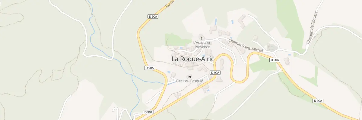 Plan du 5017 Le Bourg à La Roque-Alric