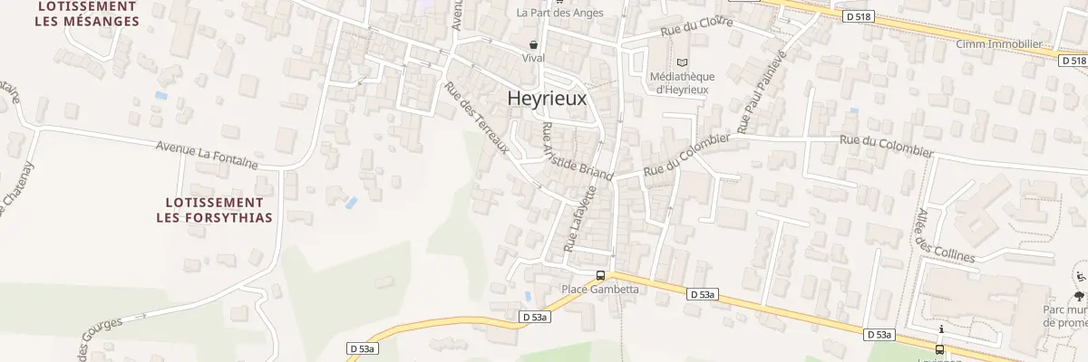 Plan du 7 Rue des Terreaux à Heyrieux