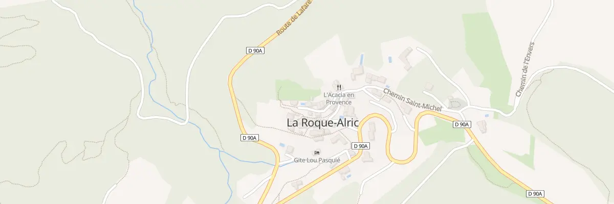 Plan du 5023 Le Bourg à La Roque-Alric