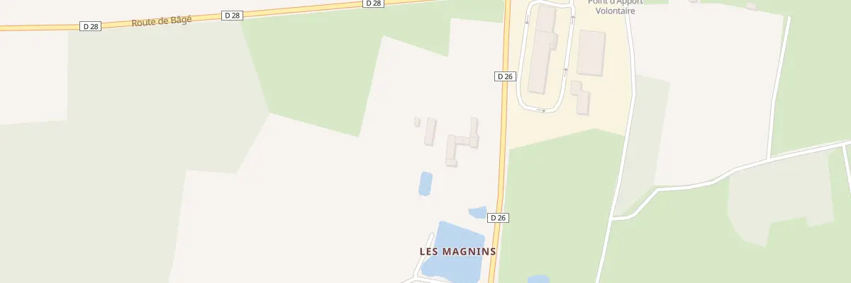 Plan du 208 Rte de Saint-Didier à Marsonnas
