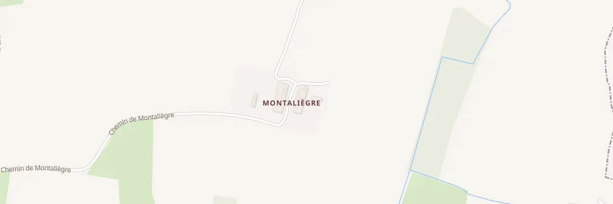 Plan du 541A Che de Montaliegre à Servignat