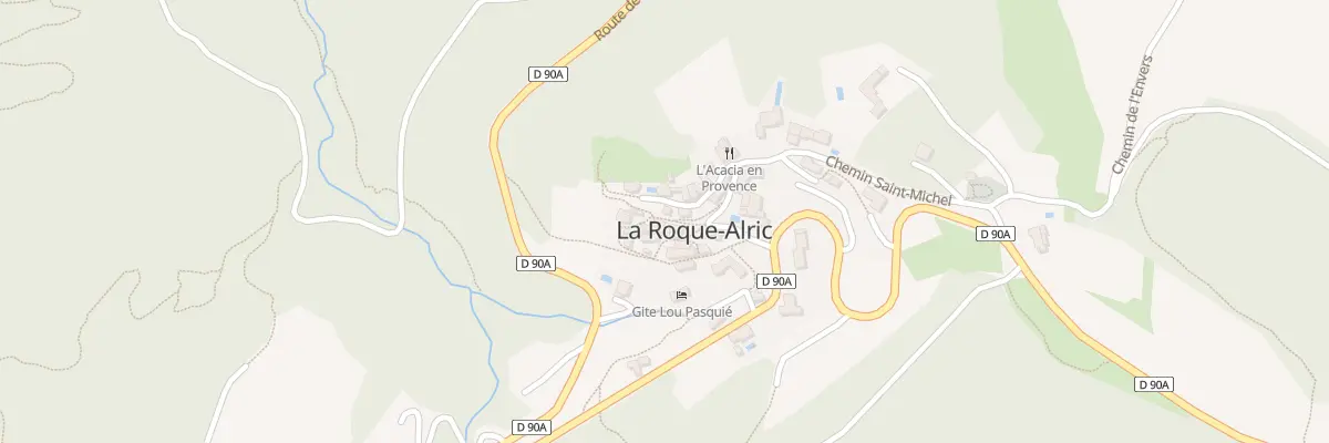 Plan du 5009 Le Bourg à La Roque-Alric