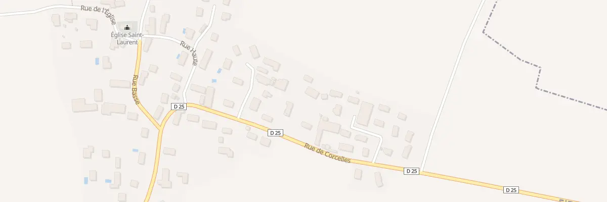 Plan du 17 Rue de Corcelles à Savouges